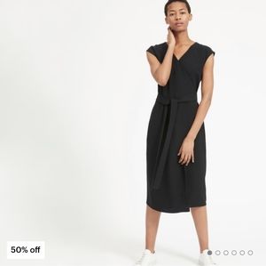 The Japanese GoWeave Short-Sleeve Wrap Dress